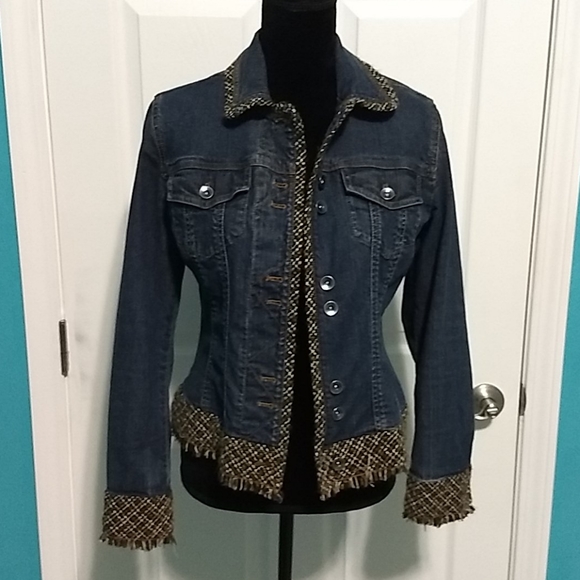 Coldwater Creek jean jacket - Picture 2 of 5